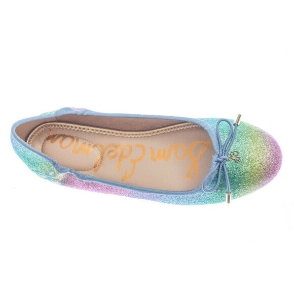 Sam Edelman Rainbow Ombre Felicia Ballet Classic Flat Girl's US Size 12 youth - Picture 8 of 9